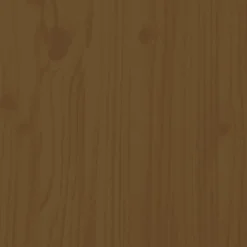 vidaXL Tête de lit Marron miel 156x4x100 cm Bois massif de pin 817898