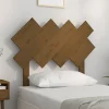 vidaXL Tête de lit Marron miel 92x3x81 cm Bois massif de pin 819203
