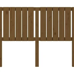 vidaXL Tête de lit Marron miel 125,5x4x100 cm Bois massif de pin 818863