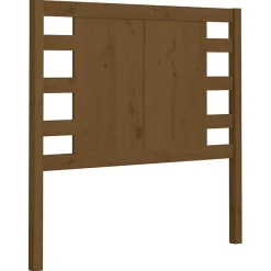 vidaXL Tête de lit Marron miel 96x4x100 cm Bois massif de pin 818753