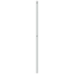 vidaXL Tête de lit métal blanc 193 cm 350968