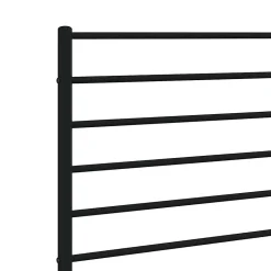 vidaXL Tête de lit métal noir 135 cm 352351
