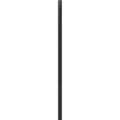 vidaXL Tête de lit métal noir 140 cm 353668