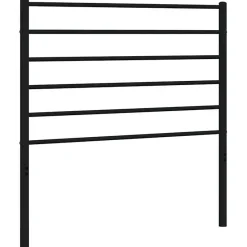 vidaXL Tête de lit métal noir 100 cm 352348