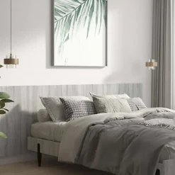 vidaXL Tête de lit murale Sonoma gris 240x1,5x80 cm Bois d'ingénierie 816980