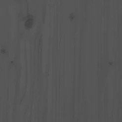 vidaXL Tête de lit murale Gris 204x3x90 cm Bois massif de pin 824880