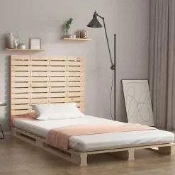 vidaXL Tête de lit murale 96x3x91,5 cm Bois massif de pin 824673