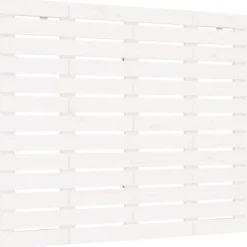 vidaXL Tête de lit murale Blanc 141x3x91,5 cm Bois massif de pin 824709