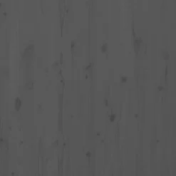 vidaXL Tête de lit murale Gris 81x3x91,5 cm Bois massif de pin 824695