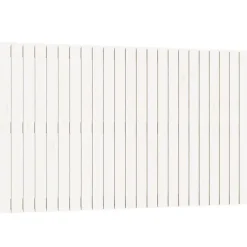 vidaXL Tête de lit murale Blanc 147x3x90 cm Bois massif de pin 824894