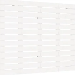 vidaXL Tête de lit murale Blanc 146x3x91,5 cm Bois massif de pin 824684