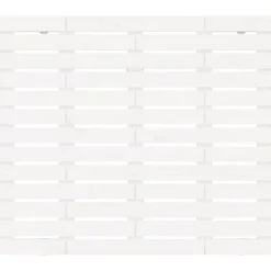 vidaXL Tête de lit murale Blanc 146x3x91,5 cm Bois massif de pin 824684