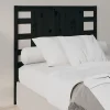 vidaXL Tête de lit Noir 96x4x100 cm Bois massif de pin 818754