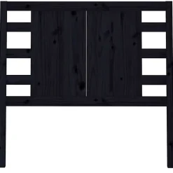 vidaXL Tête de lit Noir 96x4x100 cm Bois massif de pin 818754
