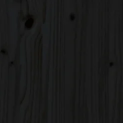 vidaXL Tête de lit Noir 206x4x100 cm Bois massif de pin 814118