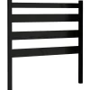 vidaXL Tête de lit Noir 96x4x100 cm Bois massif de pin 818404