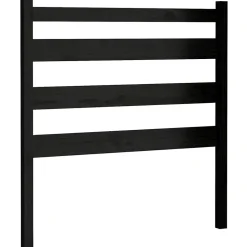vidaXL Tête de lit Noir 96x4x100 cm Bois massif de pin 818404