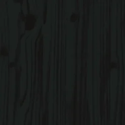 vidaXL Tête de lit Noir 206x4x100 cm Bois massif de pin 818744