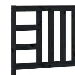 vidaXL Tête de lit Noir 96x4x100 cm Bois massif de pin 817824