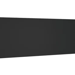 vidaXL Tête de lit Noir 200x1,5x80 cm Bois d'ingénierie 811044
