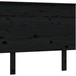 vidaXL Tête de lit Noir 94x6x82,5 cm Bois massif de pin 819154