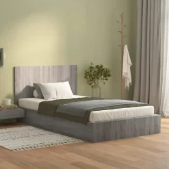 vidaXL Tête de lit Sonoma gris 120x1,5x80 cm Bois d'ingénierie 816971