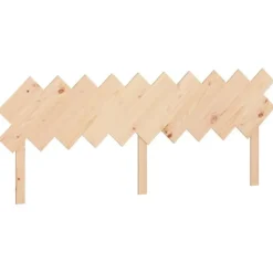 vidaXL Tête de lit 196x3x80,5 cm Bois massif de pin 819240