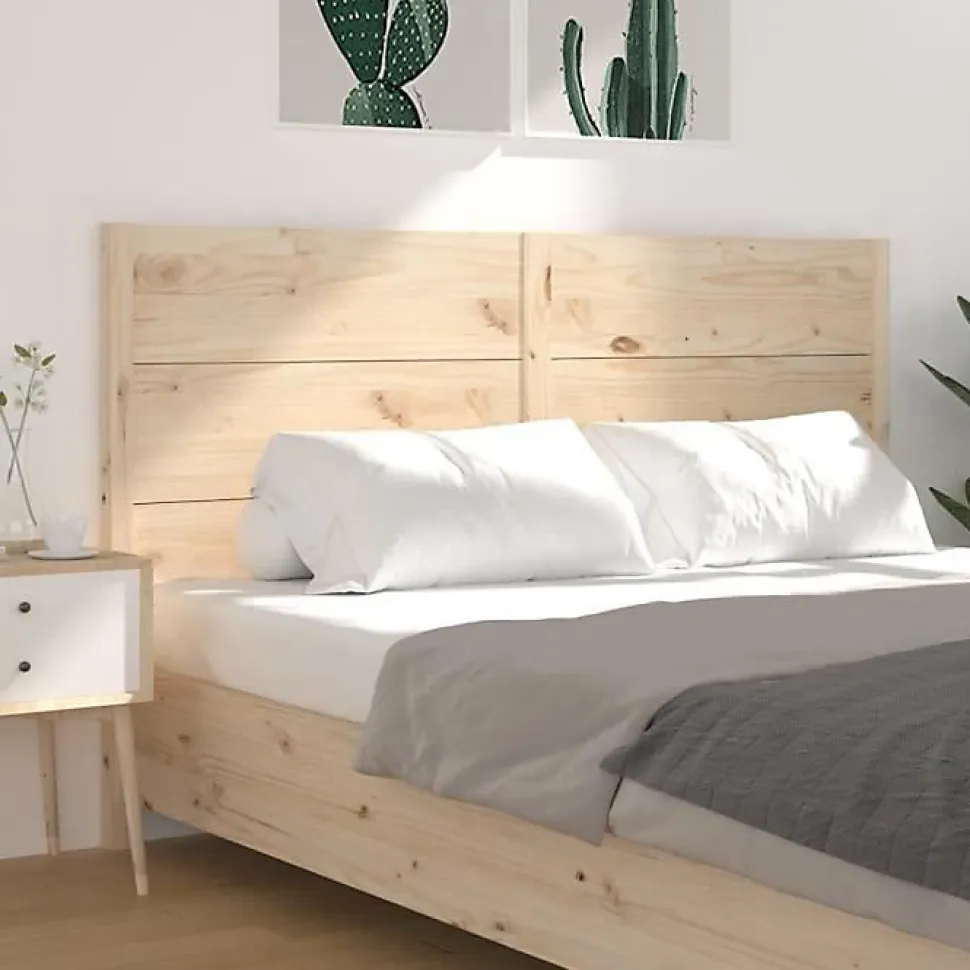 vidaXL Tête de lit 166x4x100 cm Bois massif de pin 818730
