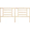 vidaXL Tête de lit 206x4x100 cm Bois massif de pin 818840