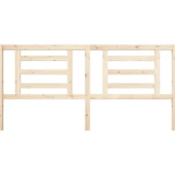 vidaXL Tête de lit 206x4x100 cm Bois massif de pin 818840