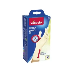 Vileda - Pack de 3 - Gants jetables - Extra Long - Manchette plus longue