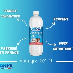 Vinaigre 20° Onyx formule concentrée 1L