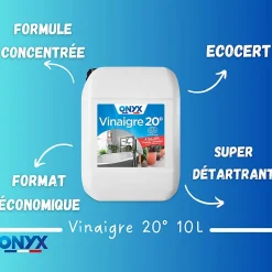 Vinaigre 20° Onyx formule concentrée 10L