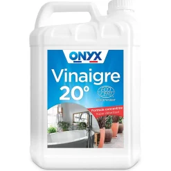 Vinaigre 20° Onyx formule concentrée 5L