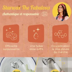 Vinaigre blanc 20° ultra haute concentration Starwax The fabulous 1L