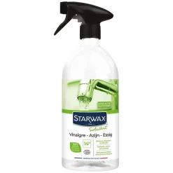 Vinaigre blanc détartrant pulvérisateur 14° Starwax 1L