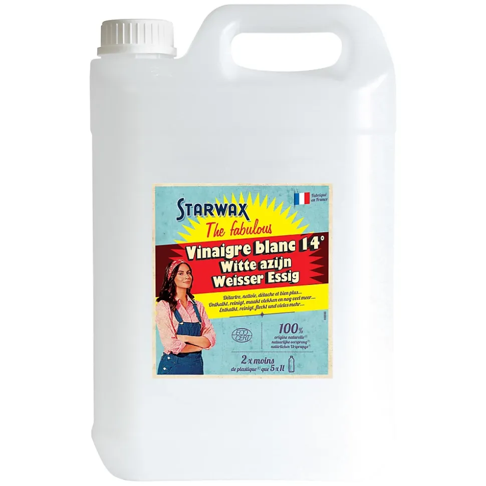Vinaigre blanc ménager 14° Fabulous 5L