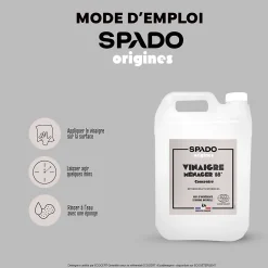 Vinaigre blanc ultra concentré 18° Spado Origines