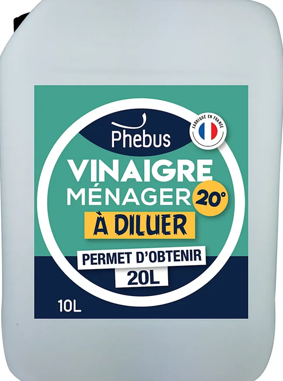 Vinaigre ménager à diluer 20° Phebus 10L