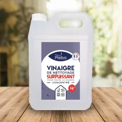 Vinaigre ménager surpuissant 14° Phebus 5L
