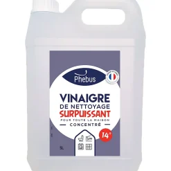 Vinaigre ménager surpuissant 14° Phebus 5L