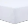 Vision - Drap housse Blanc - 140x190cm - 100% coton