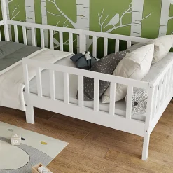 Vitalispa Lit cabane Blanc 90x200 cm