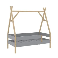 Vitalispa Lit denfant Gris 80x160 cm