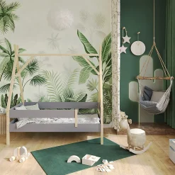 Vitalispa Lit denfant Gris 80x160 cm