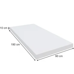 Vitalispa Matelas pour enfants Blanc 90x190cm H2 Degré de dureté