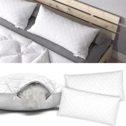 Vitalispa Oreiller Blanc 40x80cm Set de 2