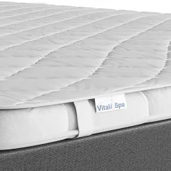 Vitalispa Protège-matelas Blanc 180x200cm Surpiqûre
